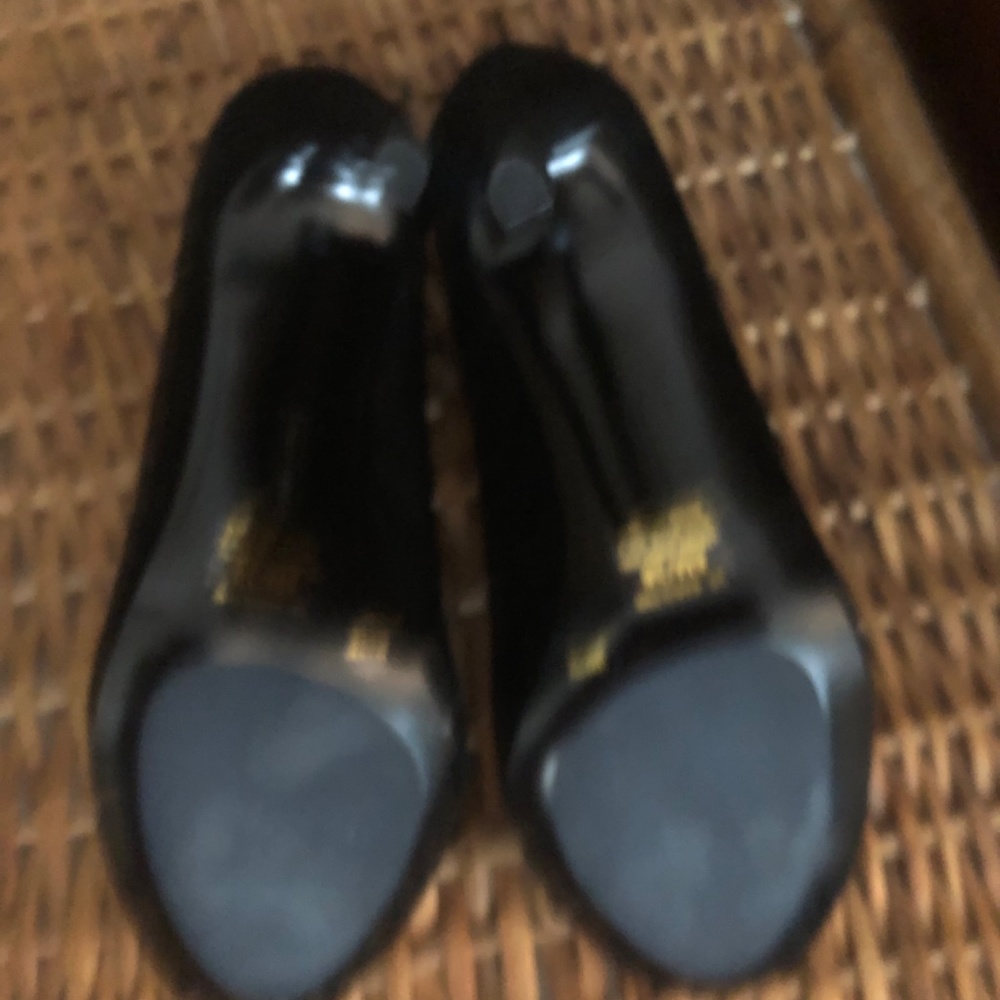 Vince Camuto Black Suede Heels - image 4